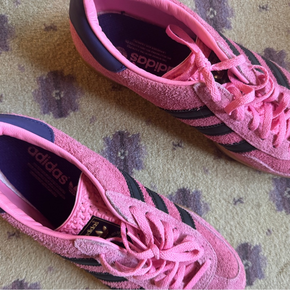 Adidas Vibrant Pink and Deep Purple Shoes